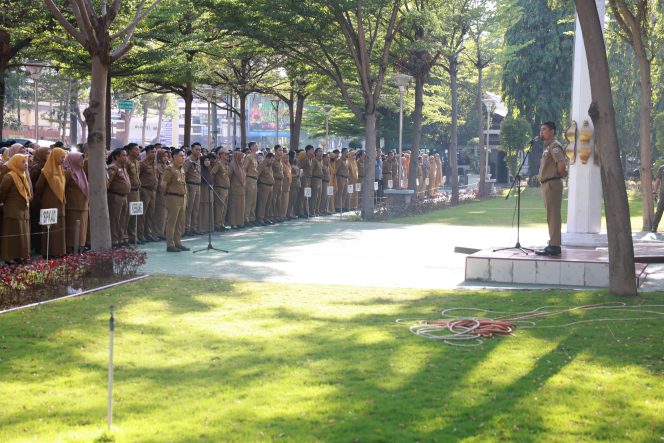 
					Pjs Wali Kota Makassar Arwin Azis Mengapresiasi OPD Pemkot-Masyarakat Kompak Bersih Lingkungan dan Berolahraga