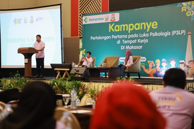 
					Pjs Arwin Azis Resmi Membuka Kampanye Pertolongan Pertama Luka Psikologis Kemenkes RI