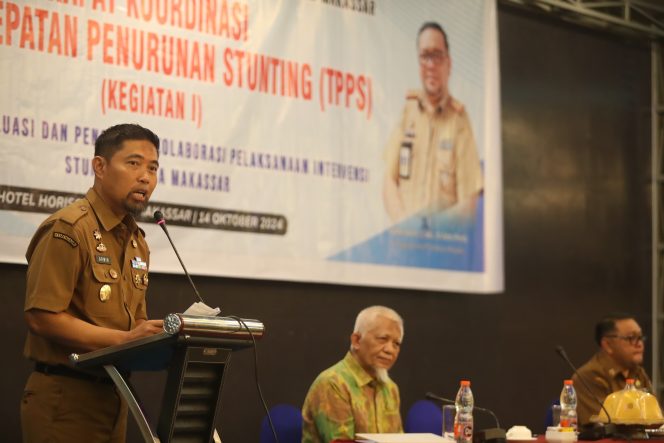 
					Pjs. Wali Kota Makassar Buka Rapat Koordinasi TPPS, Tekan Stunting