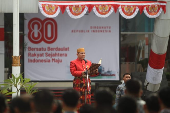 
					Pelindo Group Wilayah Kerja Makassar Gelar Upacara Peringatan HUT ke-80 Kemerdekaan RI